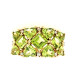 Pre Owned 9ct Peridot and Diamond Ring ZQ91